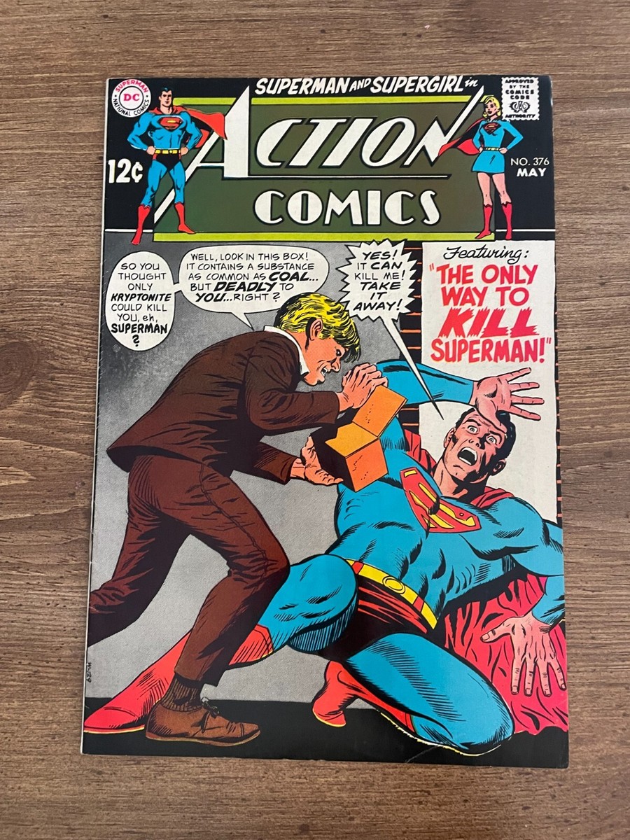 Action Comics # 376 NM- DC Comic Book Superman Batman Flash Green
