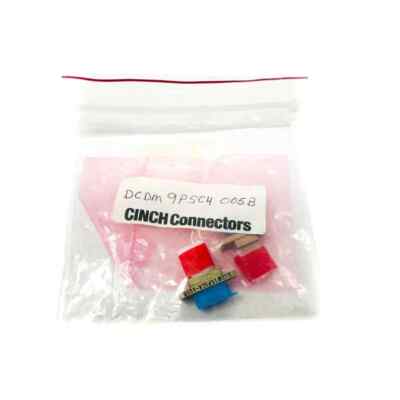 2 pcs Cinch Connectivity DCDM15P5C4-005B Micro D Connectors 8924