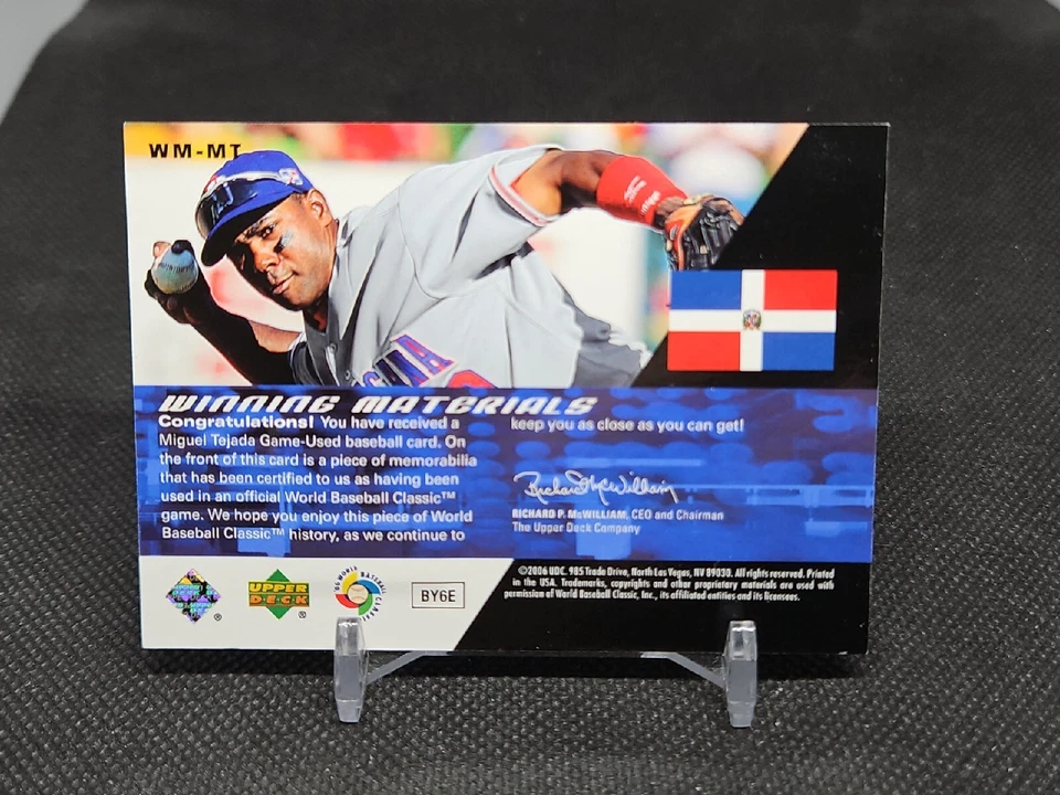 2006 SPx Winning Materials #MT Miguel Tejada - Image 2 of 2