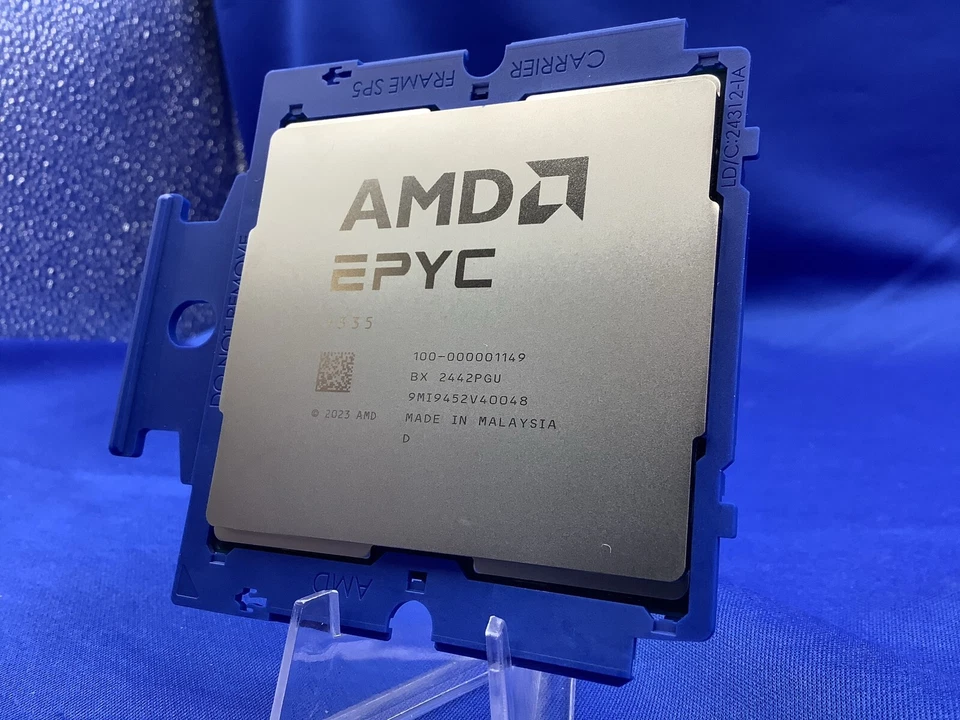 AMD EPYC 9335 32-CORE 64 Threads  3GHZ 128 MB 210W  SP5 TURIN processor Unlocked - Image 4 of 4