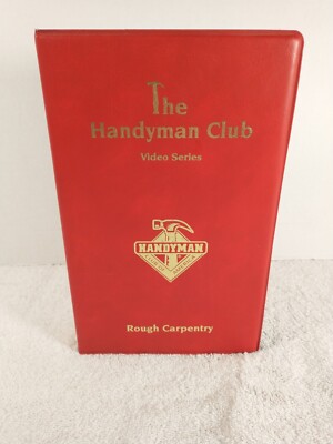 The Handyman Club VHS Rough Carpentry | eBay