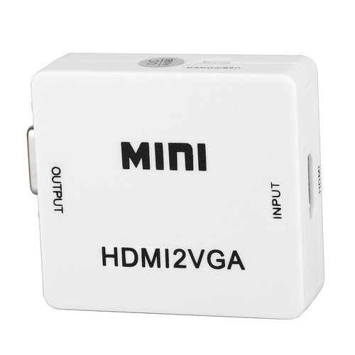 HDMI to VGA Converter 1080P 15pin Video LCD Display Adapter 3.5mm Audio Output - Picture 8 of 10