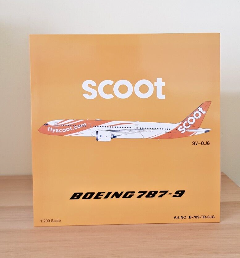WB Models-InFlight 1/200 WB789TR0JG, Scoot Boeing 787-9 Dreamliner