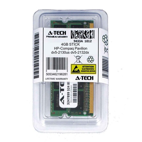 4GB SODIMM HP Compaq Pavilion dv5-2130us dv5-2132dx dv5-2133la ram-Speicher - Bild 1 von 1