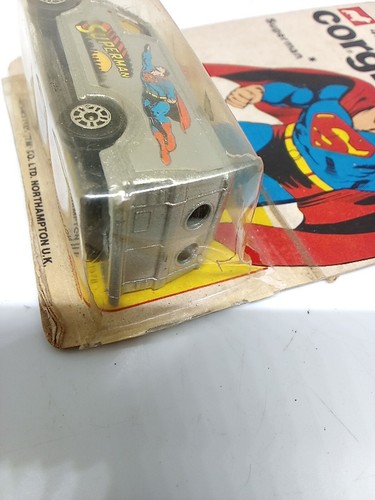 Corgi 47 Superman 56004 Chevrolet Van 1978 Sealed Blister on Cut Card - Picture 3 of 6