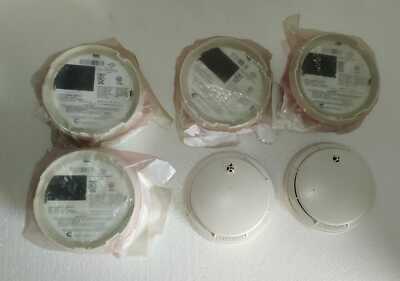 LOT OF 6 PC. SIMPLEX 4098-9754 ANALOG PHOTO DETECTOR HEAD FIRE ALARM 