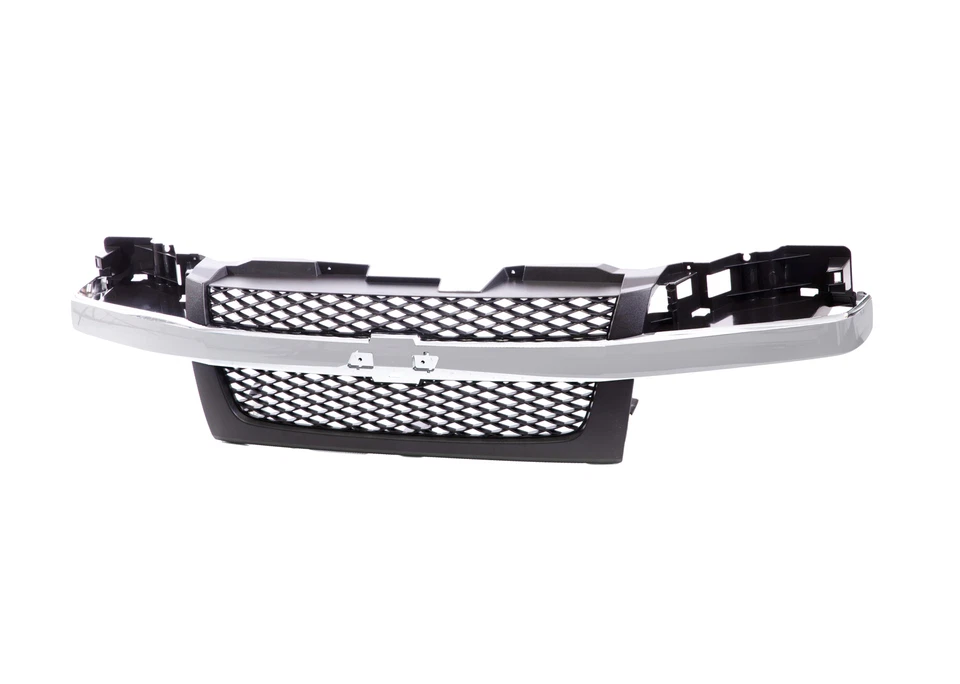 Chrome Molding Bar Grille For 04 05 06 07-12 Chevrolet Colorado Pickup GM1200518 Foto 2 de 4