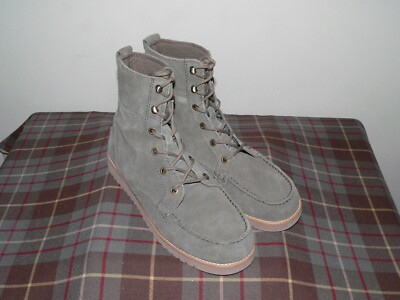 Koolaburra by UGG Neston Grey Suede Lace Up Boot, 1105989