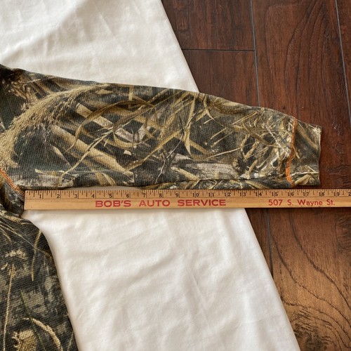REALTREE XL Henley 3 Button Camo Long Sleeve Thermal Hunting Shirt X Large - Picture 6 of 8