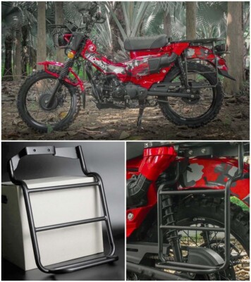 SIDE RACK FIT FOR HONDA CT 125 HUNTER 2020 - 2023 SUPPORT BAG LUGGAGE ...