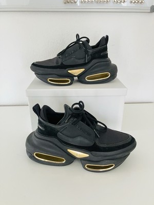Balmain Sneaker B Bold Low Top Gr 36 Schwarz Gold statt 600 eur