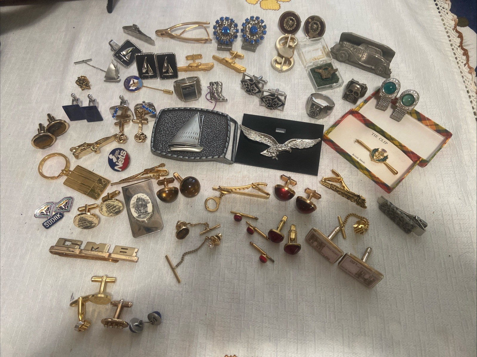 Vintage Men's Assorted Jewelry Lot for Sale