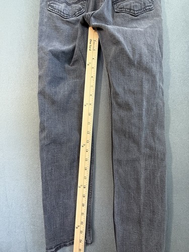 Abercrombie Kids Denim Jeans Sz 11/12 Skinny Jean Slim Black 1892 - Picture 7 of 8