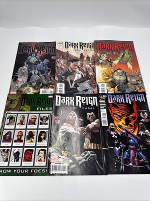 Lot of 6 Dark Reign One Shots Nation Made Files Cabal 2009-11 Marvel Comics