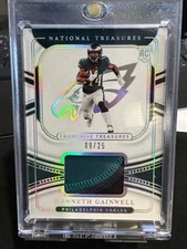 2021 National Treasures Franchise Treasures /25 Kenneth Gainwell #FT-KG (RC,MEM)