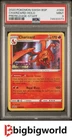 Pokemon Charizard Holo SWSH Promo SWSH066 Prerelease Staff PSA9