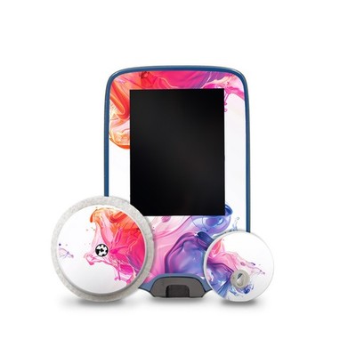 Aufkleber Set passend für Freestyle Libre 2 + 3 Lesegerät + Sensor R229 Farben