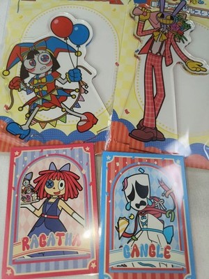 Amazing Digital Circus Pomni Jax Acrylic Stand Donki Party Ver w Postcard