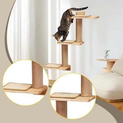 Katzen Wandregal Activity Center 3-lagige Stufen für Sitzplätze Faulenzen