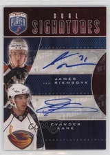 2009 Be a Player Dual Signatures James van Riemsdyk Evander Kane Rookie Auto RC