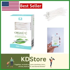 Pure Organic Cotton Swabs – Gentle, Eco-Friendly & Hypoallergenic