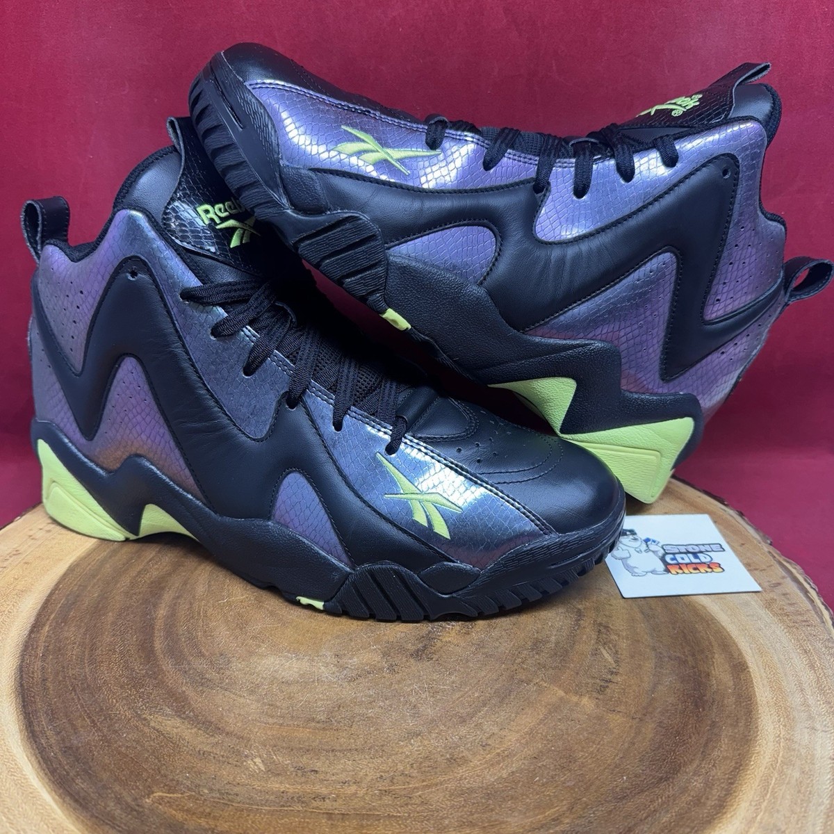 Reebok Kamikaze II Mid 2 Shawn Kemp Nocturnal Purple/Black Shoe