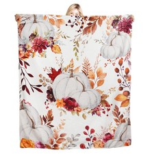 wefrea Fall Throw Blanket, Autumn Pumpkin Blanket for Bedroom and Living Room...