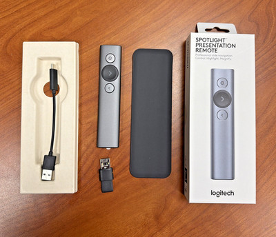 Logitech Spotlight 910-004654 Wireless Presentation Remote Control SEALED IN BOX