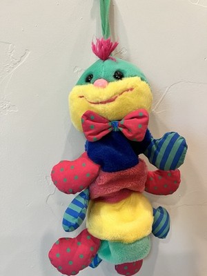 Kids ii 2 caterpillar green crib musical Pulldown Dreamer Baby Toy WORKS!