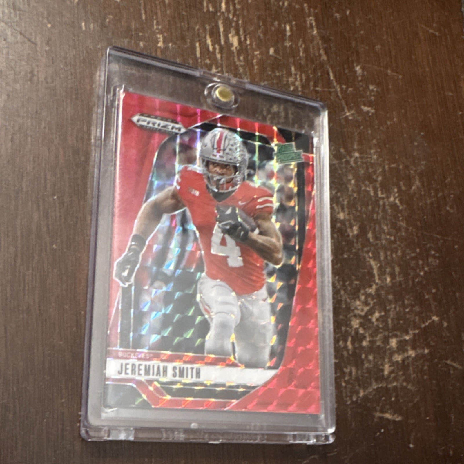 2025 Panini Prizm Draft Jeremiah Smith #160 Red Finite Prizm /125 RC Ohio State