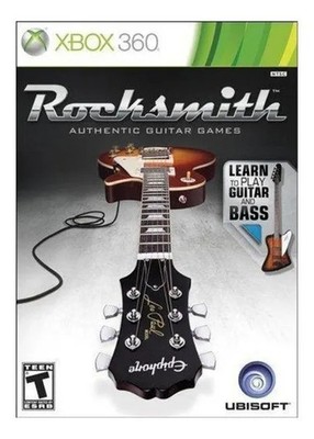 Rocksmith Game For Xbox 360, Game Disc, Case, Manual No Accessories