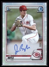2020 Joe Boyle Bowman Chrome 1st Refractor Auto XRC 326/499 #CDA-JBO (H2996)