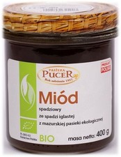 5902596655907 Mi&oacute;d spadziowy ze spadzi iglastej BIO 400 g Pasieka Pucer