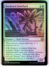 Burdened Stoneback (FOIL) 8 Lorwyn Eclipsed Magic: The Gathering NM