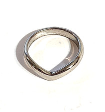 sterling silver 925 ring heart band