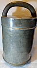 A Superb English Victorian Pewter 3 Pint Ice Cream Maker Sorbetiere