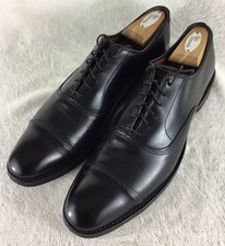 Allen Edmonds Park Avenue Dress Shoes Mens 11 3A Black Leather Cap Toe Oxford