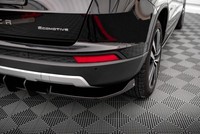 Maxton Design Diffusor Flaps Passend FüR Seat Ateca Mk1 Schwarz Hochglanz