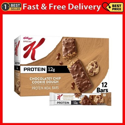 Special K Bar Chocolatey Chip Cookie Dough Chewy Protein Meal Bars