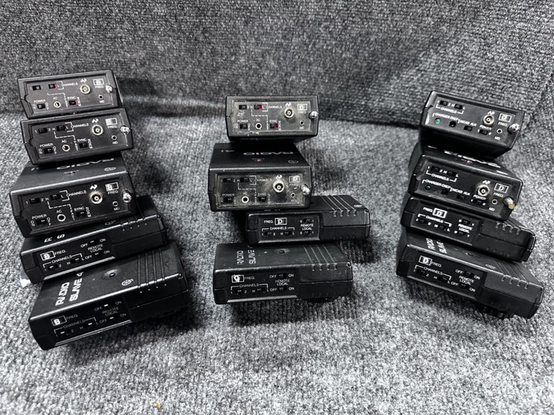 Radio Slave 4/4i Outfit, D Frequency 6-Transmitters, 7-receivers