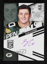 2023 Panini Donruss Elite Pen Pals Purple Ink Sean Clifford #PPSCL Auto 16wc