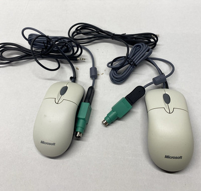 2 Microsoft Basic Optical Mouse USB/PS 2    JH-406