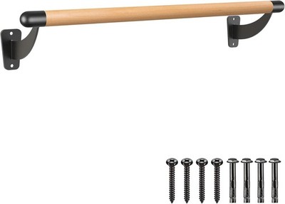 Wood Ballet Barre System, 4 12ft, Wall Mount