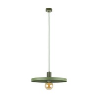 Pendelleuchte GrüN Esstisch Metall E27 Ø40Cm Rund Esszimmer HäNgelampe Vintage