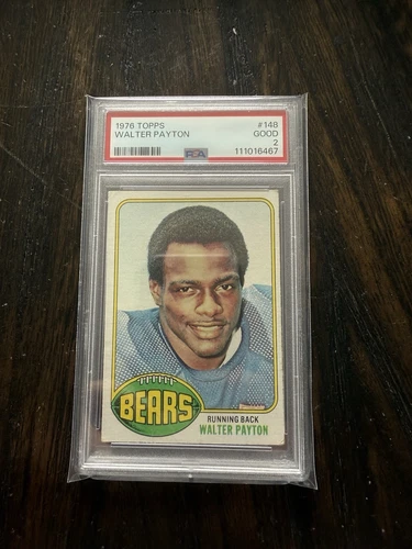 1976 Topps Walter Payton Rookie #148 PSA 2 Graded