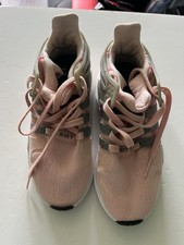 Adidas EQT Support Shoes Youth Sz 4 Pink White Athletic Trainers Sneakers