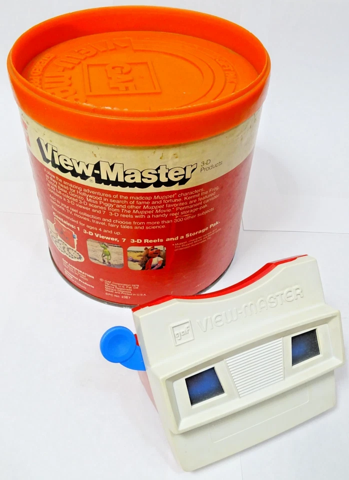 Vintage GAF View-Master Muppet Movie Gift Pack + Extra Reels - Nice! - Image 2 of 3