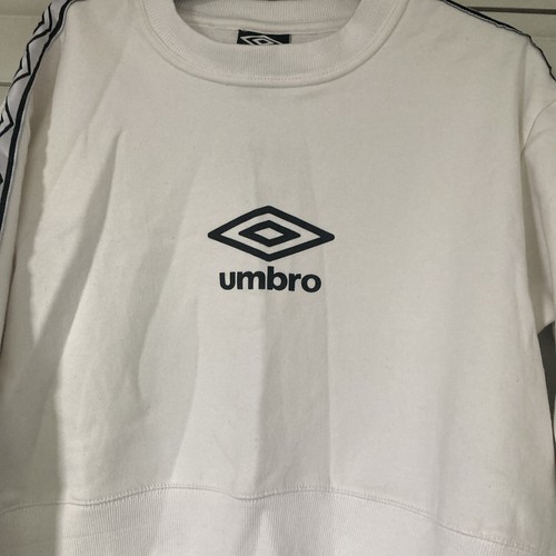 Umbro Damen Active Style Cropped Taped Crew Sweat weiß/schwarz Größe M - Bild 2 von 4