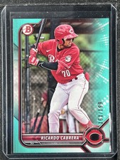 Cabrera, Ricardo - 2022 Bowman Draft Paper - 161/199