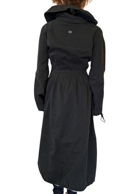 Kenzo Jungle Women's 38 Small Vintage 90'S Black Trench Coat